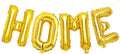 Gold HOME Balloons 40 Inch, Large HOME Letter Banner by Xinvery