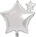 Silver Star Balloons 18 Inch by VHUWE