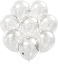 AFTERLOON® Biodegradable Natural Rubber Latex Balloons 24 pcs Clear 10 Inch by AFTERLOON%C2%AE
