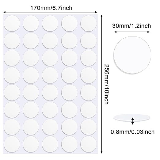 JANYUN 560 Pcs Double Sided Sticky Dots Removable Round 30 mm Putty Dots - Image 2