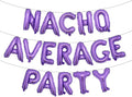 Nacho Average Party Decoration Nacho Average Party Balloons Banner Fiesta Taco by RUIANSI