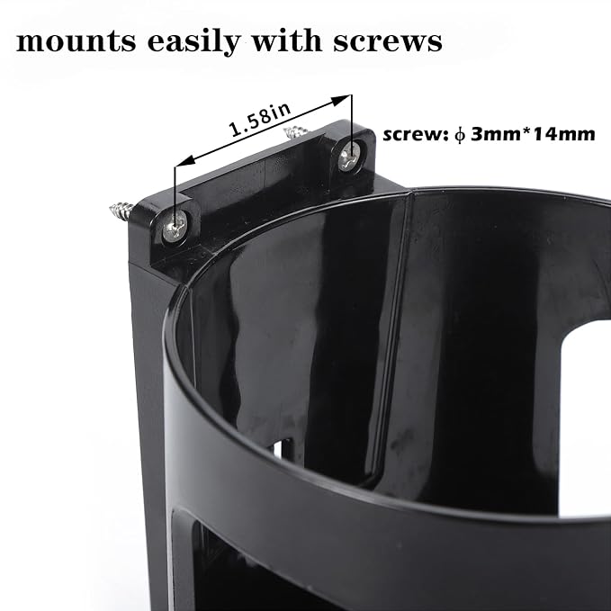 Large Cup Holder, Universal Wall Mount Drink Holder | Holds Large 8-40 oz. - Image 5