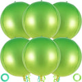 Metallic Gradient Green Balloons, 22 Inch Large Sphere Round Balloons by AIQINHU