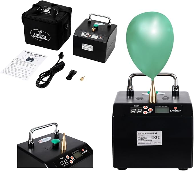 Electric Air Balloon Pump, B231 Lagenda Portable Electric Balloon Pump by Unknown
