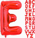 Red Letter E Balloons, E Balloon 40 Inch E Balloons Letter by BBPOOL