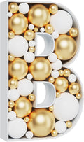 Marquee Letters 3FT Tall Mosaic Balloon Frame Pre-Cut Foam Board Letter B | by MEYSIMOON