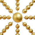 PartyWoo Metallic Gold Linking Balloons 100pcs 6 Inch Gold Link Balloons | by PartyWoo