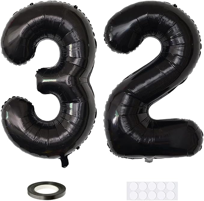 Xihuimay Number 32 Balloons by Xihuimay