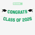 Pre-Strung Congrats Banner for Graduation by Unknown
