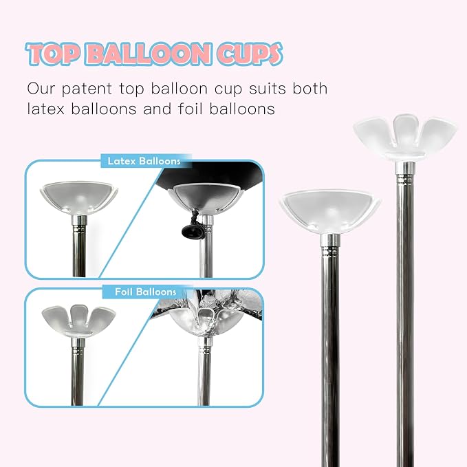 YALLOVE Balloon Column Stand - Image 5