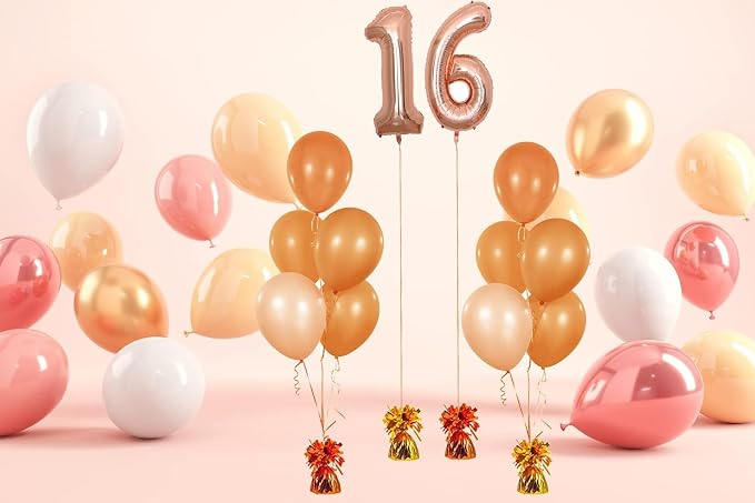 Chochkees Black Metallic Balloon Weights, 5.5" Inches - Image 7