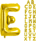 Gold Letter Balloons 40 Inch Large Letter E Balloon Aluminum | Foil Mylar Big by YUNSHANGMO