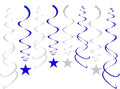 Party Star Swirl Decorations, Whirls Decorations by AimtoHome