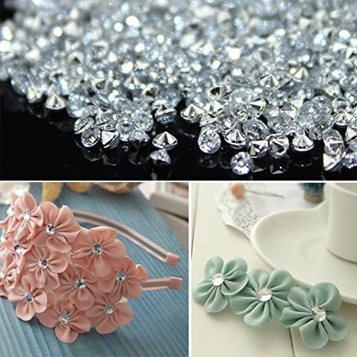 10000 pcs/Pack Wedding Table Scatter Confetti Crystals Acrylic Diamonds Vase Fillers 4.5 mm Rhinestones for Wedding, Bridal Shower, Vase Beads Decorations (Grass Green)