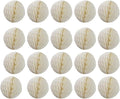 20pcs Cream Honeycomb Flower Balls Paper Honeycomb Balls | Paper Flower Balls by ZGjoy