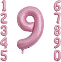 Pearlescent Pink Number 9 Balloon 40 Inch, Shiny Foil by Unknown