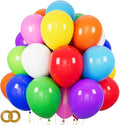 ASIYUHY 100 PCS Party Balloons Assorted Colors 12 Inch Rainbow Balloons by ASIYUHY