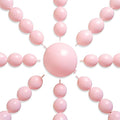 PartyWoo Baby Pink Linking Balloons 100pcs 6 Inch Pink Link Balloons | by PartyWoo