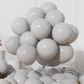AULE 50Pcs Latex 12 Inch Gray Balloons | Helium Party Happy Birthday Graduation by AULE