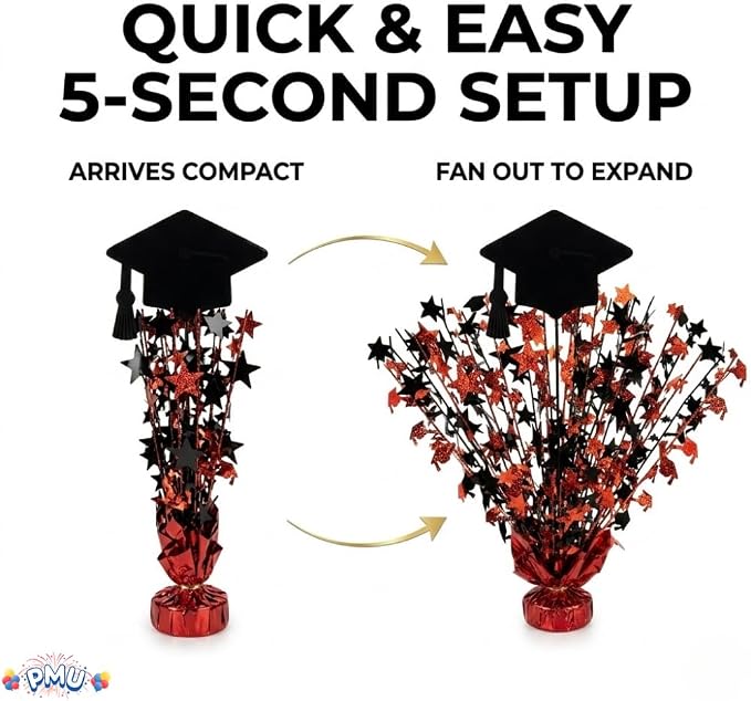 PMU 3 Pcs Graduation Centerpieces - Image 9
