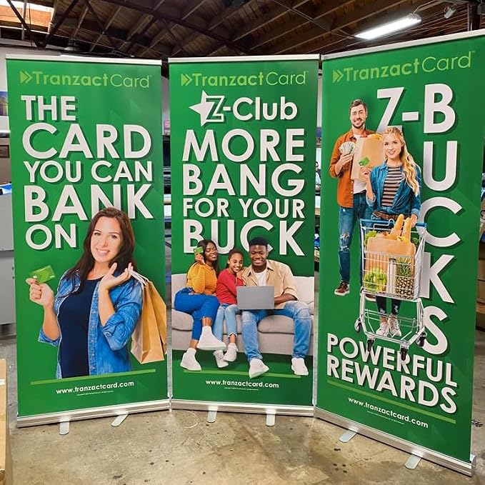 AOK Aluminum Retractable Banner 31x78 inch, Full Color, Conference Display - Image 7