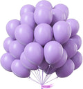 PartyWoo Lavender Balloons 101pcs Light Pastel Purple Lilac Purple Color | 12 by PartyWoo