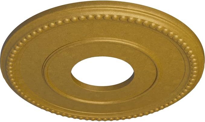 Ekena Millwork CM12BRPGS 12-1/2" x 3-7/8" x 3/4" Bradford Ceiling Medallion - Image 2