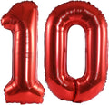 Number 10 Balloon Foil Mylar Balloons by YPSelected