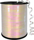 Iridescent Curling Ribbon White Holographic Curly Balloon Ribbon，500 Yard，1/5" by SXDMHYB
