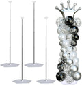 Balloon Arch Stand, Balloon Stand Set of 4, 7 Feet Height Adjustable Metal by SINBEE