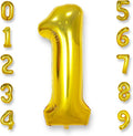 AULE 40 Inch Gold 1 Balloon Number Foil 0-9 Birthday Big Numbers | Birthday by AULE