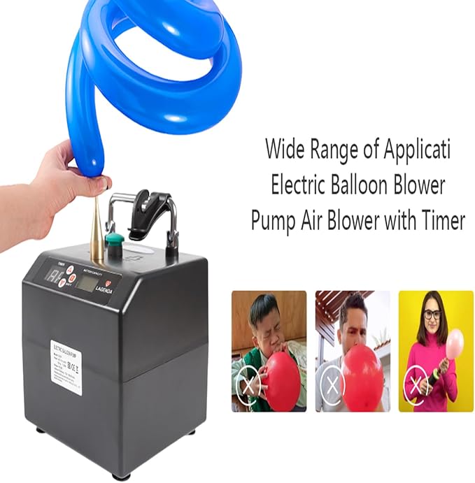 Portable Electric Air Balloon Pump Inflator Electric Bolloon Blower Pump - Image 6