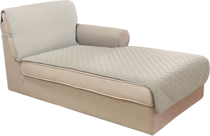 U-NICE HOME Sectional Couch Cover Chaise Lounge Cover, Pet Friendly, Elastic by U-NICEHOME