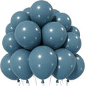 Jobkoo Slate Blue Balloons 12 Inch, Dusty Dark Teal Blue Latex Balloon | Matte by Jobkoo