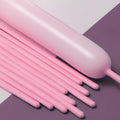 260 Balloons Pastel Pink, Thickened 100 Pack Long Balloons Twisting Skinny by VHUWE