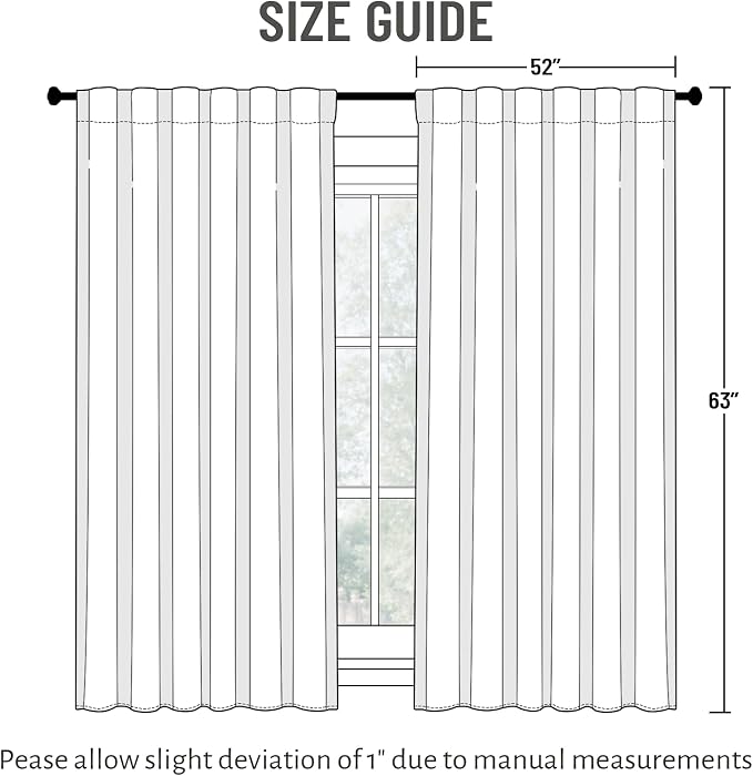Yakamok Grey Light Blocking Curtains - Image 2