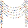 Outus 5 Pieces Colorful Circle Garland Banner Hanging Paper Dot Decorations by Outus