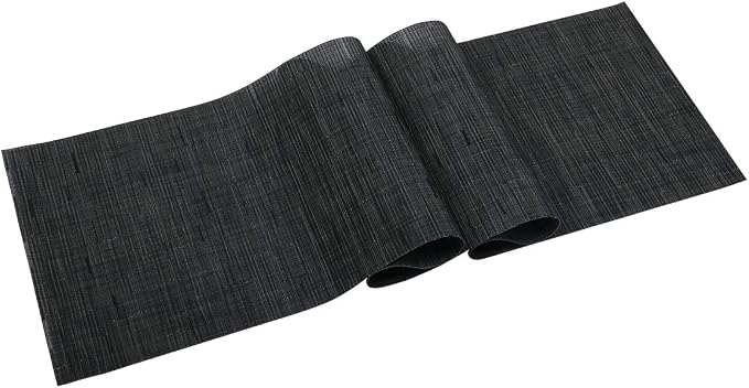 SHACOS Woven Vinyl Table Runner 12x54 inch Indoor Outdoor Table Mats Wipe Clean - Image 7