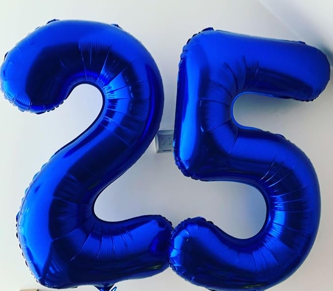 Numbers 2 Balloon 40Inch Navy Blue Balloons - Image 3