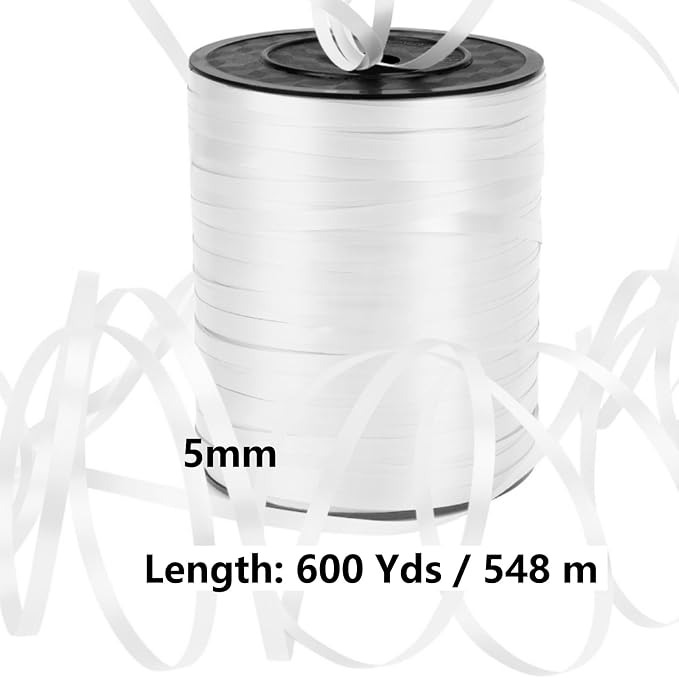 600 Yards Curling Ribbon, Balloon String Roll Ribbon and Bows - Image 5