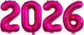 2026 Foil Number Balloons for 2026 New Year Eve Festival Party Supplies by GOER