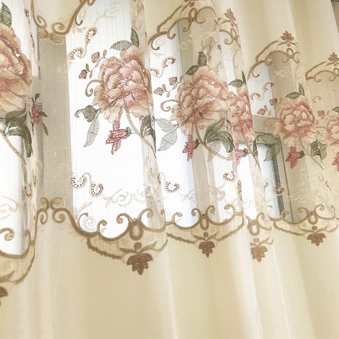 Luxury Embroidered Cloth Curtain - Image 3