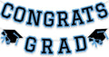 Congrats Grad Banner Graduation Party Banner Decoration Hanging Garland High by Unknown