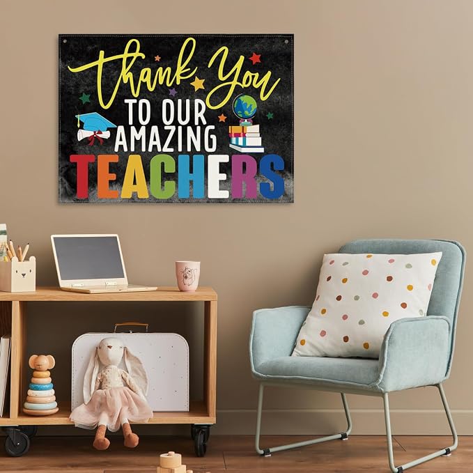 Teachers Appreciation Banner, Thank You to Our Amazing Teachers Banner - Image 5