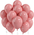 Dusty Pink Balloons, 12 Inch Boho Pink Latex Party Balloons by Jobkoo