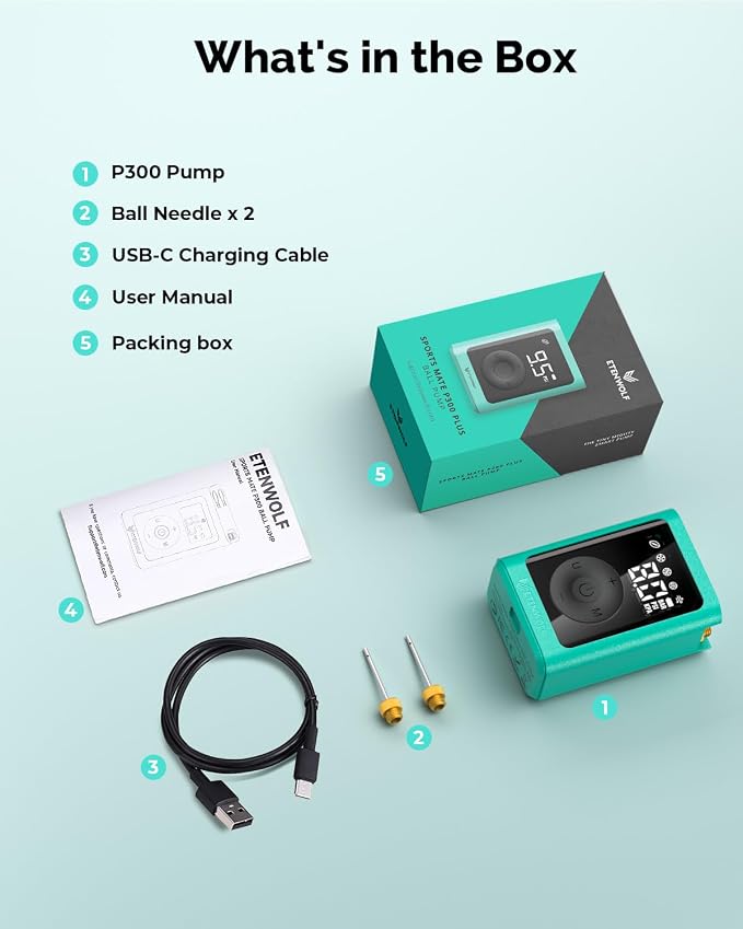 ETENWOLF Electric Ball Pump Inflation & Deflation - Image 8