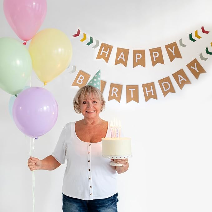 Pastel Balloons Latex Pastel Birthday Decorations 30 Pack 18 inch Round Helium - Image 5