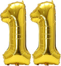 Number 11 Balloon Foil Mylar Balloons by YPSelected