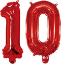Number 10 Balloon Foil Mylar Balloons by YPSelected