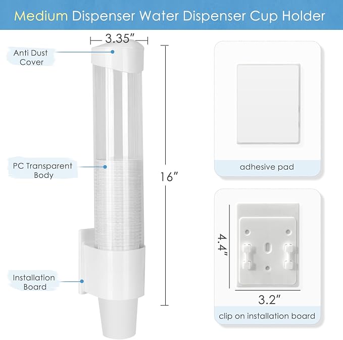 Cup Dispenser Holder for 5oz - 7oz Paper Plastic Cups - Image 2